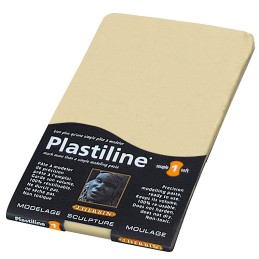 Plastiline 780gr en plaque Ivoire/Souple
